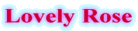 Lovely Rose GROUP